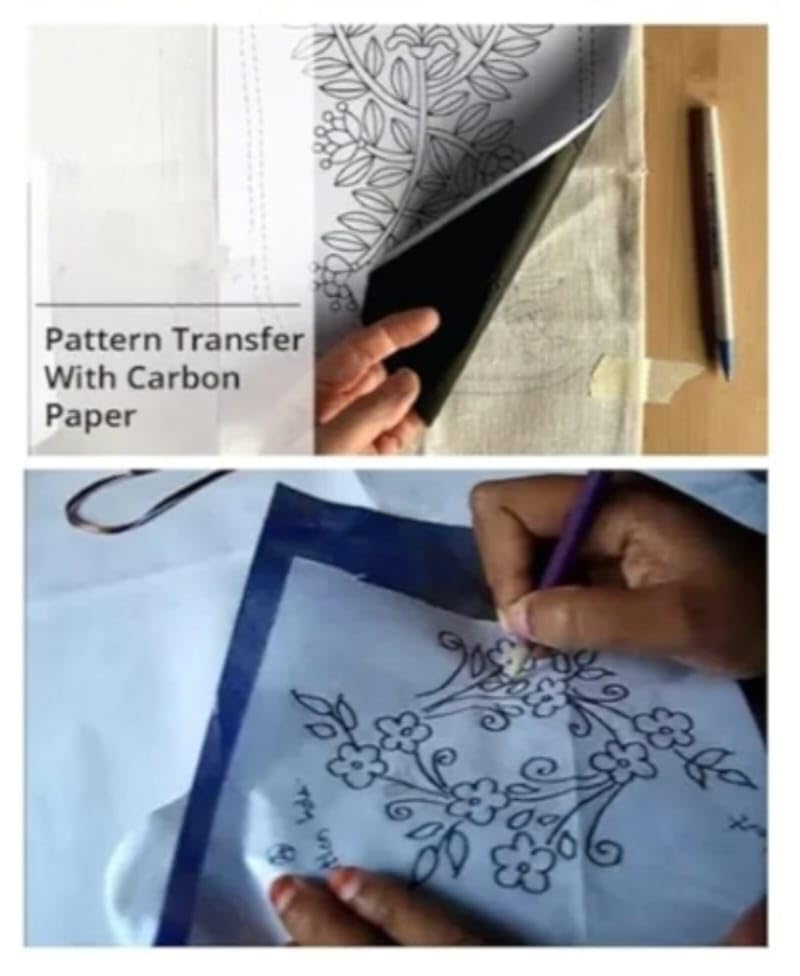 YZ Tracingpaper for Aari Embroidery and Painting Design (6 inch